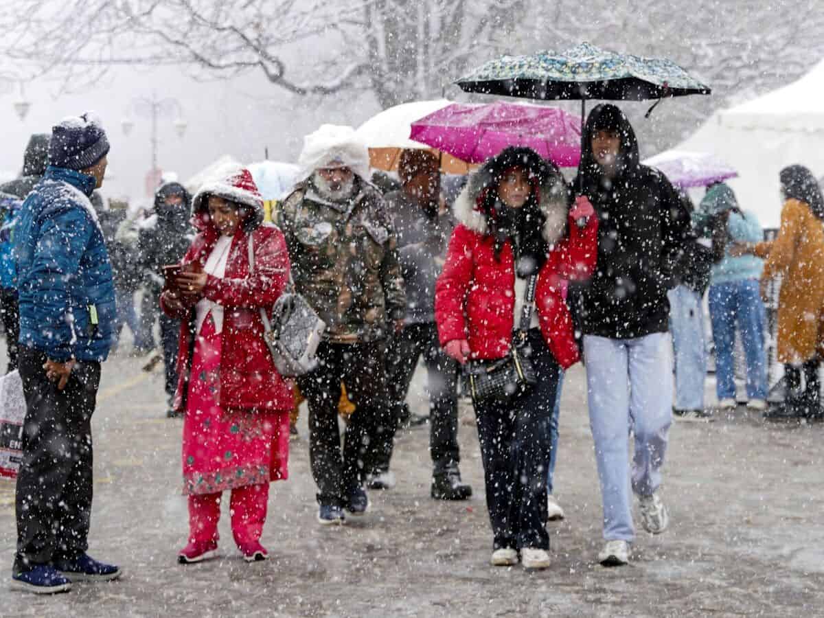 Snowfall in Shimla