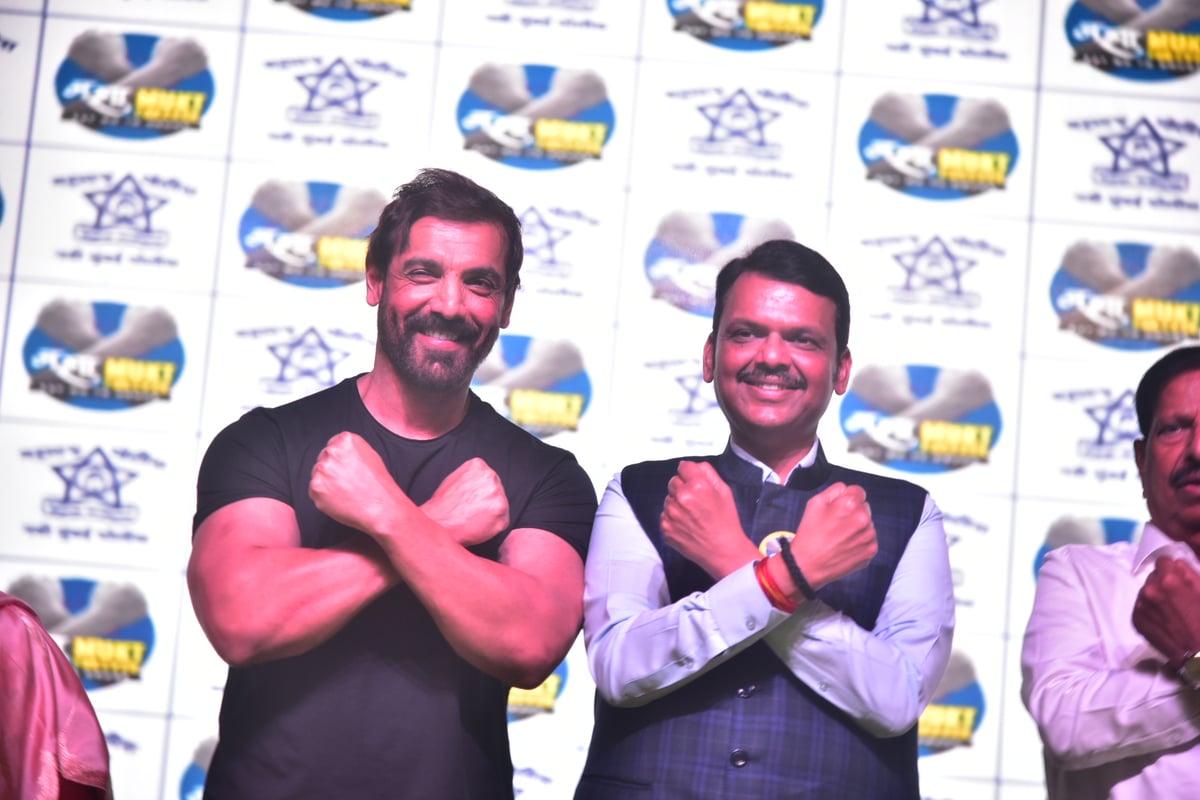 Actor John Abraham who has volunteered to be the face of the campaign 