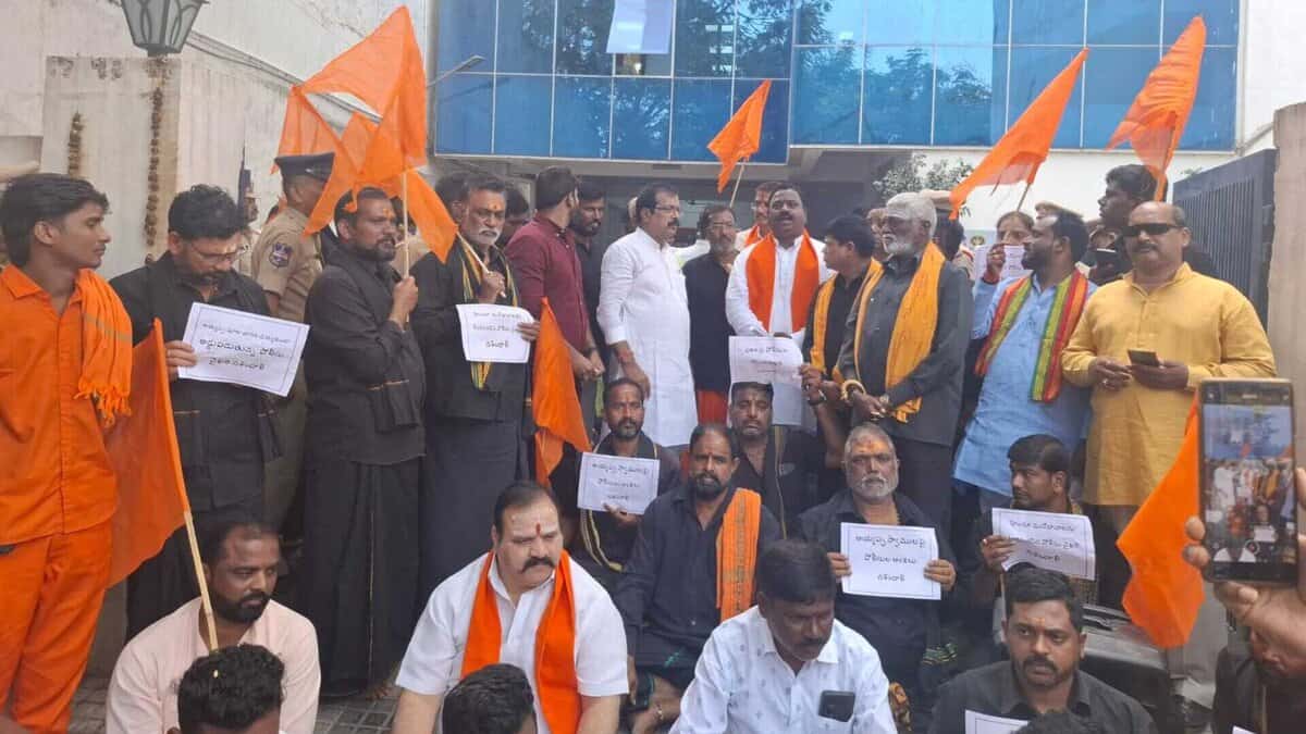 Protest erupts as Hyderabad police deny SI’s request for Ayyappa Deeksha on duty